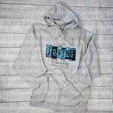Load image into Gallery viewer, PREORDER CLOSES 6/14 (EXPECTED 6/30) IRVING ELEM License Plate ADULT Hooded Sweatshirt