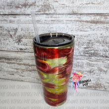 Load image into Gallery viewer, Red and Yellow Inks 30 oz Modern Tumbler