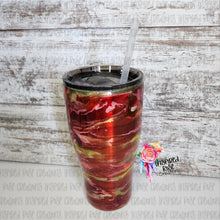 Load image into Gallery viewer, Red and Yellow Inks 30 oz Modern Tumbler