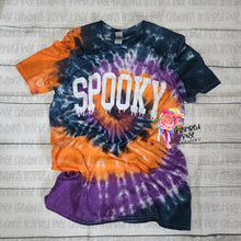 Load image into Gallery viewer, Spooky Tie Dye T-shirt