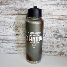 Load image into Gallery viewer, I Fix Stuff 40 oz Water Bottle Tumbler