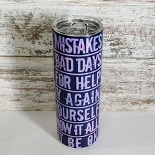 Load image into Gallery viewer, IT IS OK 20 oz Skinny Sub Color Changing Tumbler