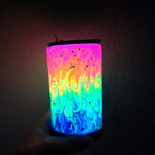Load image into Gallery viewer, Rainbow Glow 12 oz Duo Sippy