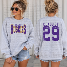 Load image into Gallery viewer, PREORDER Huskies Retro School Mascot Class Year