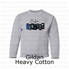 Load image into Gallery viewer, PREORDER CLOSES 6/14 (EXPECTED 6/30) HUDSON PIRATES License Plate YOUTH Crew Neck Sweatshirt