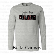 Load image into Gallery viewer, PREORDER CLOSES 6/14 (EXPECTED 6/30) INDEPENDENCE License Plate ADULT Long Sleeve T-Shirt
