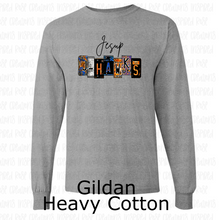 Load image into Gallery viewer, PREORDER CLOSES 6/14 (EXPECTED 6/30) JESUP License Plate ADULT Long Sleeve T-Shirt