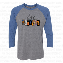 Load image into Gallery viewer, PREORDER CLOSES 6/14 (EXPECTED 6/30) JESUP License Plate ADULT 3/4 Sleeve Raglan