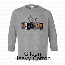 Load image into Gallery viewer, PREORDER CLOSES 6/14 (EXPECTED 6/30) JESUP License Plate YOUTH Long Sleeve T-Shirt