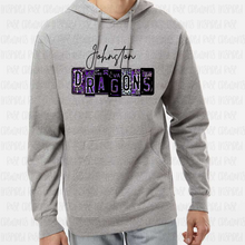 Load image into Gallery viewer, PREORDER CLOSES 6/14 (EXPECTED 6/30) JOHNSTON License Plate ADULT Hooded Sweatshirt