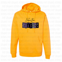 Load image into Gallery viewer, PREORDER CLOSES 6/14 (EXPECTED 6/30) JOHNSTON License Plate ADULT Hooded Sweatshirt