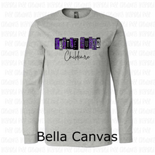 Load image into Gallery viewer, PREORDER CLOSES 6/14 (EXPECTED 6/30) LITTLE HUSKY CHILDCARE License Plate ADULT Long Sleeve T-Shirt