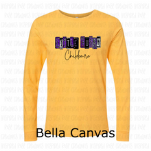 Load image into Gallery viewer, PREORDER CLOSES 6/14 (EXPECTED 6/30) LITTLE HUSKY CHILDCARE License Plate ADULT Long Sleeve T-Shirt