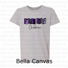 Load image into Gallery viewer, PREORDER CLOSES 6/14 (EXPECTED 6/30) LITTLE HUSKY CHILDCARE License Plate YOUTH T-Shirt