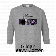 Load image into Gallery viewer, PREORDER CLOSES 6/14 (EXPECTED 6/30) OELWEIN License Plate YOUTH Long Sleeve T-Shirt