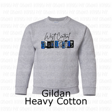 Load image into Gallery viewer, PREORDER CLOSES 6/14 (EXPECTED 6/30) WEST CENTRAL License Plate YOUTH Crew Neck Sweatshirt