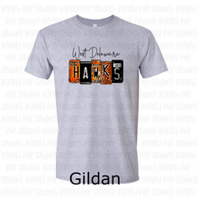 Load image into Gallery viewer, PREORDER CLOSES 6/14 (EXPECTED 6/30) WEST DELAWARE License Plate ADULT T-shirt