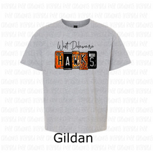 Load image into Gallery viewer, PREORDER CLOSES 6/14 (EXPECTED 6/30) WEST DELAWARE License Plate YOUTH T-Shirt