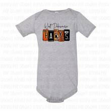 Load image into Gallery viewer, PREORDER CLOSES 6/14 (EXPECTED 6/30) WEST DELAWARE License Plate INFANT One Piece