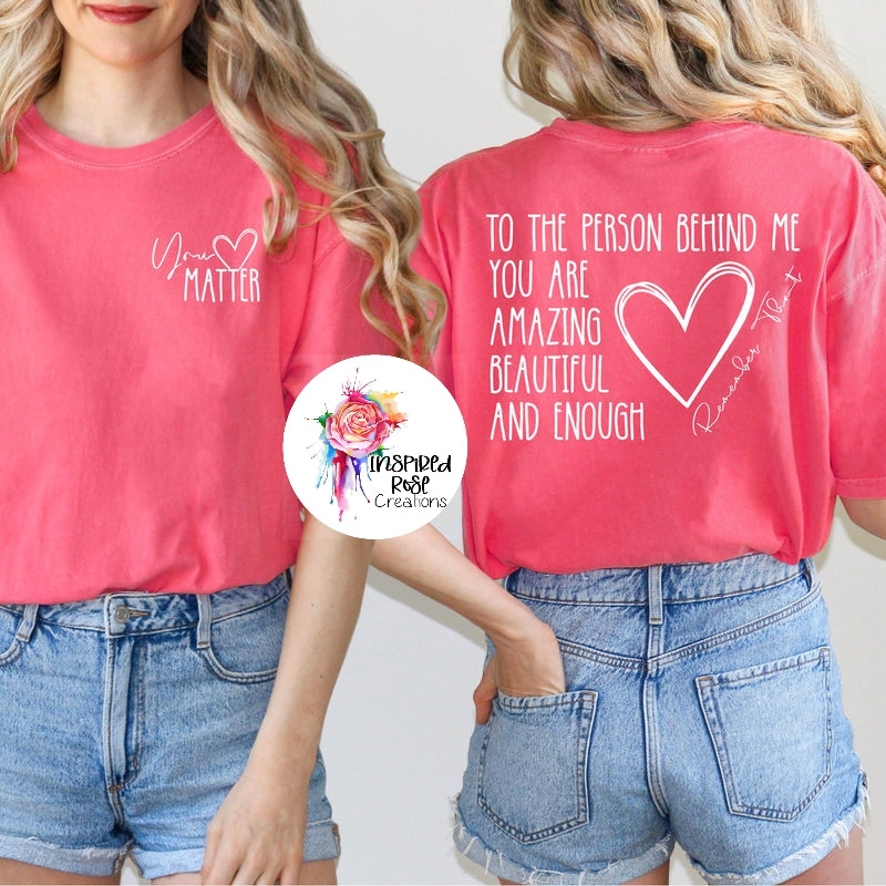 84. You Matter (pocket w/back) - Design Choice