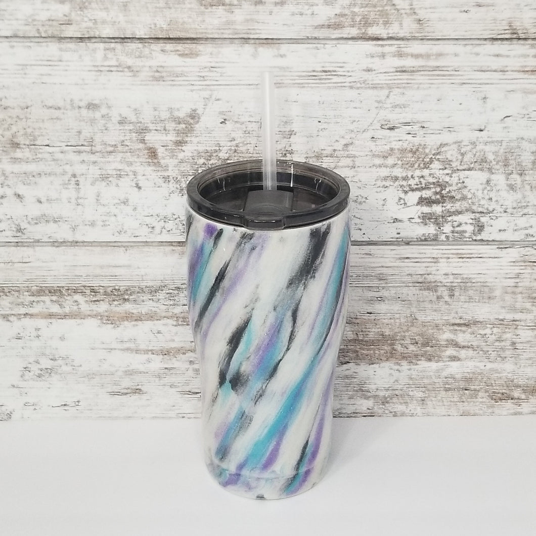 Pruple and Blue 20 oz Modern Tumbler
