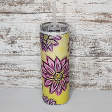 Load image into Gallery viewer, Darling Daisies 20 oz Skinny Sub Tumbler
