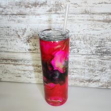 Load image into Gallery viewer, Pink Lava Lamp 20 oz Skinny Tumbler
