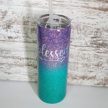 Load image into Gallery viewer, Blessed 20 oz Skinny Tumbler
