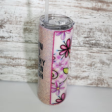Load image into Gallery viewer, Pink &amp; Purple Petals 20 oz Skinny Tumbler
