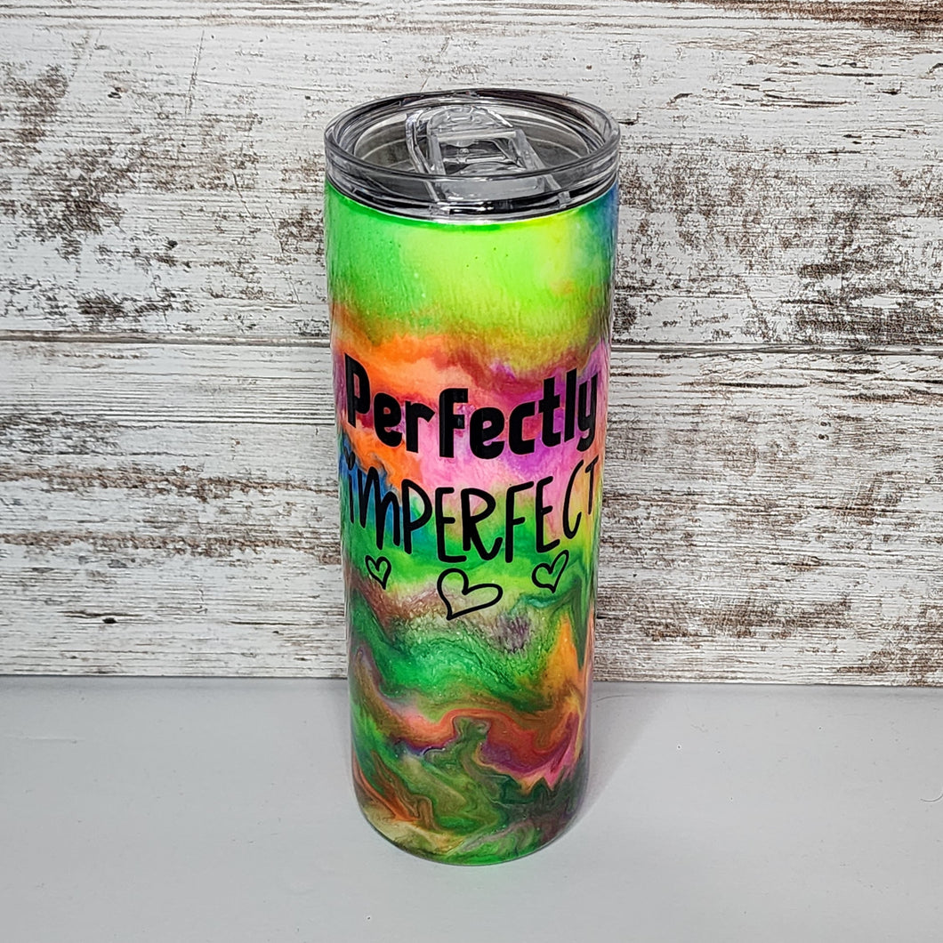 Neon Perfectly Imperfect 20 oz Skinny Tumbler