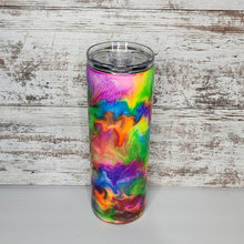 Load image into Gallery viewer, Neon Perfectly Imperfect 20 oz Skinny Tumbler
