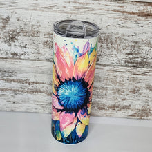 Load image into Gallery viewer, Flower 20 oz Skinny Sub Glow Tumbler
