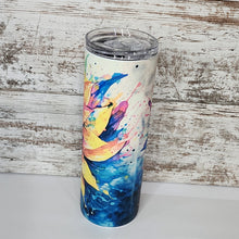 Load image into Gallery viewer, Flower 20 oz Skinny Sub Glow Tumbler
