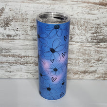 Load image into Gallery viewer, Flower 20 oz Skinny Sub Color Changing Tumbler
