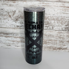 Load image into Gallery viewer, Mechanic/Dad 20 oz Skinny Sub Clear Tumbler
