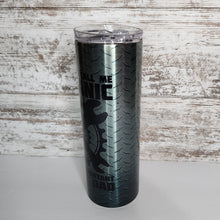 Load image into Gallery viewer, Mechanic/Dad 20 oz Skinny Sub Clear Tumbler

