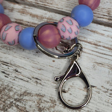 Load image into Gallery viewer, Modern Rainbow w/pearl Wristlet
