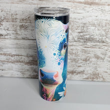 Load image into Gallery viewer, Cow 20 oz Skinny Sub Shimmer Tumbler

