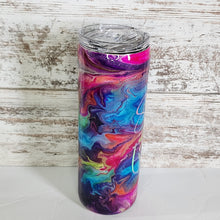 Load image into Gallery viewer, Be Stronger Alcohol Ink 20 oz Skinny Tumbler
