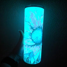 Load image into Gallery viewer, Flower 20 oz Skinny Sub Glow Tumbler
