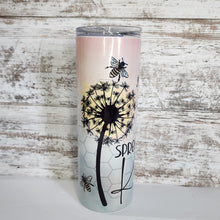 Load image into Gallery viewer, Spread Kindness 20 oz Skinny Sub Shimmer Tumbler
