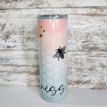 Load image into Gallery viewer, Spread Kindness 20 oz Skinny Sub Shimmer Tumbler

