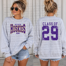 Load image into Gallery viewer, PREORDER Huskies Retro School Mascot Class Year
