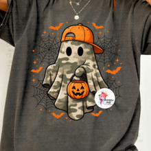 Load image into Gallery viewer, PREORDER TODDLER/YOUTH Camo Halloween Ghost
