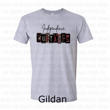 Load image into Gallery viewer, PREORDER CLOSES 6/14 (EXPECTED 6/30) INDEPENDENCE License Plate ADULT T-shirt
