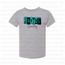 Load image into Gallery viewer, PREORDER CLOSES 6/14 (EXPECTED 6/30)  IRVING ELEM License Plate TODDLER T-Shirt
