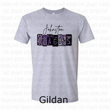 Load image into Gallery viewer, PREORDER CLOSES 6/14 (EXPECTED 6/30) JOHNSTON License Plate ADULT T-shirt

