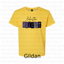 Load image into Gallery viewer, PREORDER CLOSES 6/14 (EXPECTED 6/30) JOHNSTON License Plate YOUTH T-Shirt
