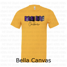 Load image into Gallery viewer, PREORDER CLOSES 7/19 (EXPECTED 8/16) LITTLE HUSKY CHILDCARE License Plate ADULT T-shirt
