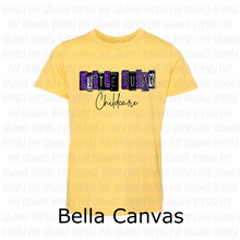 Load image into Gallery viewer, PREORDER CLOSES 6/14 (EXPECTED 6/30)  LITTLE HUSKY CHILDCARE License Plate YOUTH T-Shirt
